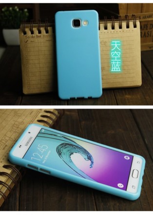 Накладка силиконовая для Samsung Galaxy A5 (2017) A520 голубая