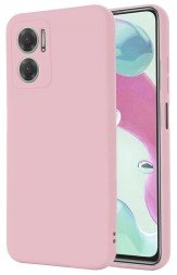 Накладка силиконовая Silicone Cover для Xiaomi Redmi 10 5G/Redmi 11 Prime 5G/Note 11E 5G розовая