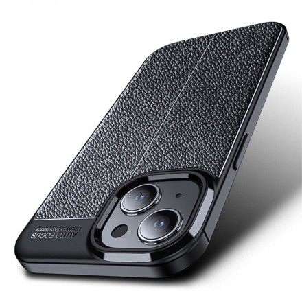 Накладка силиконовая для iPhone 15 Plus под кожу черная