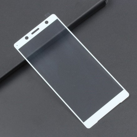 Защитное стекло PRO+ для Sony Xperia XZ2 полноэкранное белое