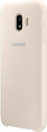Накладка Samsung Dual Layer Cover для Samsung Galaxy J4 (2018) J400 EF-PJ400CFEGRU золотистая