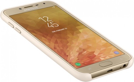 Накладка Samsung Dual Layer Cover для Samsung Galaxy J4 (2018) J400 EF-PJ400CFEGRU золотистая