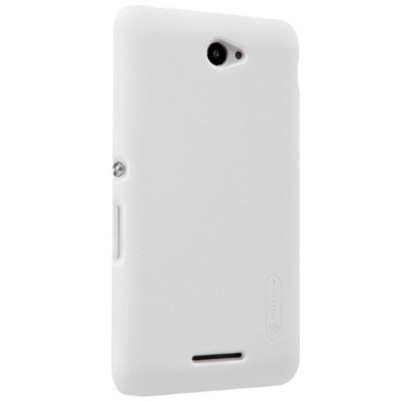 Накладка пластиковая Nillkin Frosted Shield для Sony Xperia E4 белая