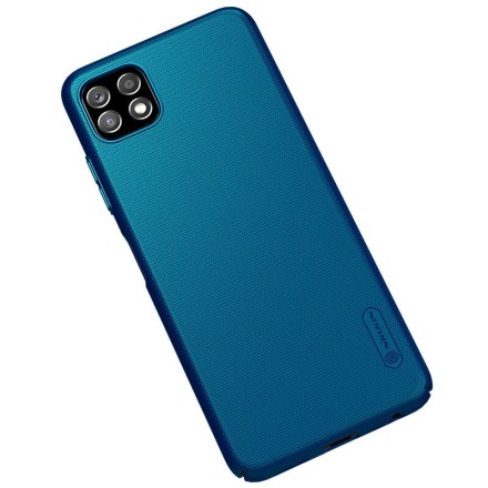 Накладка пластиковая Nillkin Frosted Shield для Samsung Galaxy A22 5G синяя