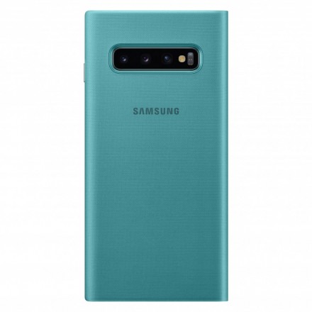 Чехол LED View Cover для Samsung Galaxy S10 G973 EF-NG973PGEGRU зеленый