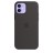 Накладка силиконовая Apple Silicone Case MagSafe для iPhone 12 / 12 Pro MHL73ZE/A чёрная
