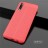Накладка силиконовая для Samsung Galaxy A70 A705 под кожу красная