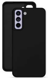 Накладка силиконовая Silicone Cover для Samsung Galaxy S22 Plus S906 чёрная