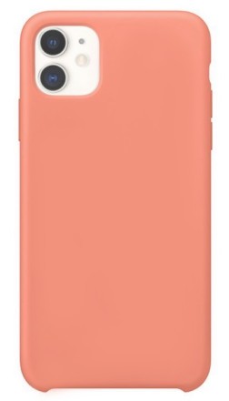 Накладка силиконовая Silicone Cover для Apple iPhone 11 коралловая