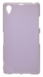 Накладка силиконовая для Sony Xperia Z1 глянцевая сиреневая