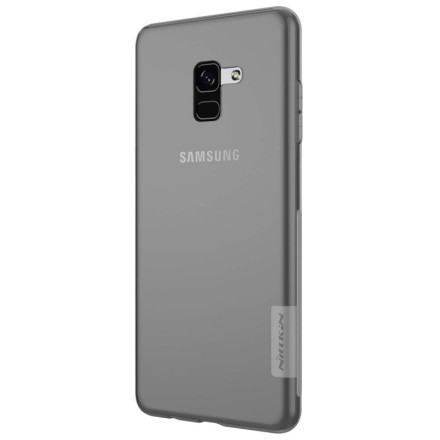 Накладка силиконовая Nillkin Nature TPU Case для Samsung Galaxy A8 (2018) A530 прозрачно-черная