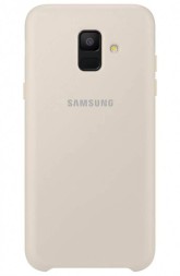 Накладка Samsung Dual Layer Cover для Samsung Galaxy J6 (2018) J600 EF-PJ600CFEGRU золотистая