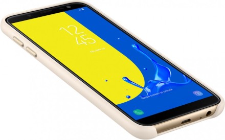 Накладка Samsung Dual Layer Cover для Samsung Galaxy J6 (2018) J600 EF-PJ600CFEGRU золотистая