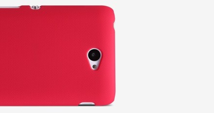 Накладка пластиковая Nillkin Frosted Shield для Sony Xperia E4 красная