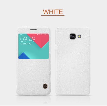Чехол-книжка Nillkin Qin Leather Case для Samsung Galaxy A7 (2016) A710 белый