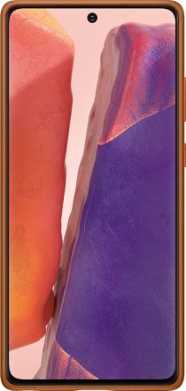 Накладка Samsung Leather Cover для Samsung Galaxy Note 20 N980 EF-VN980LAEGRU коричневая