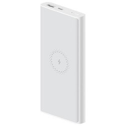 Аккумулятор Xiaomi Wireless Power Bank Youth 10000mAh внешний универсальный (белый) с беспроводной зарядкой WPB15ZM