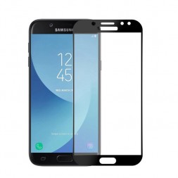Защитное стекло Full Glue для Samsung Galaxy J5 (2017) J530 полноэкранное черное