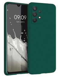 Накладка силиконовая Silicone Cover для Samsung Galaxy A33 5G A336 зеленая
