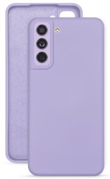 Накладка силиконовая Silicone Cover для Samsung Galaxy S22 Plus S906 сиреневая