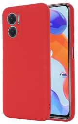 Накладка силиконовая Silicone Cover для Xiaomi Redmi 10 5G/Redmi 11 Prime 5G/Note 11E 5G красная