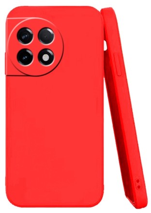 Накладка силиконовая Soft Touch для OnePlus 11 красная