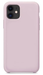 Накладка силиконовая Silicone Case для Apple iPhone 11 розовая