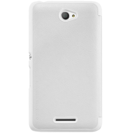 Чехол-книжка Nillkin Qin Leather Case для Sony Xperia E4 белый