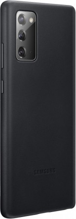 Накладка Samsung Leather Cover для Samsung Galaxy Note 20 N980 EF-VN980LBEGRU черная