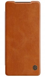 Чехол Nillkin Qin Leather Case для Samsung Galaxy Note 20 N980 коричневый