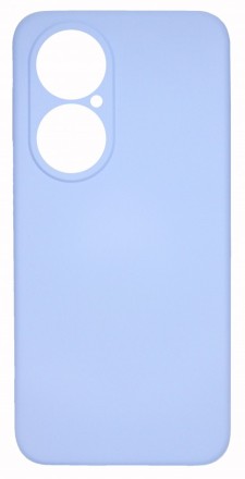 Накладка силиконовая Soft Touch для Huawei P50 голубая