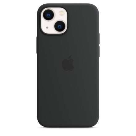 Накладка силиконовая Apple Silicone Case MagSafe для iPhone 13 Mini MM223ZE/A чёрная