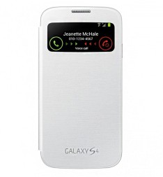 Чехол-книжка Flip Cover S-View для Samsung Galaxy S4 i9500/i9505 белый
