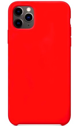 Накладка силиконовая Silicone Cover для Apple iPhone 11 Pro красная