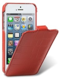 Чехол Melkco для iPhone 5/5s/5c/SE Crocodile Red