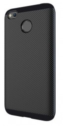 Накладка Hybrid силикон + пластик для Xiaomi Redmi 4X черная