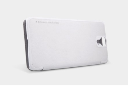 Чехол-книжка Nillkin Qin Leather для HTC One E9 Plus белый