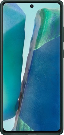 Накладка Samsung Leather Cover для Samsung Galaxy Note 20 N980 EF-VN980LGEGRU зелёная