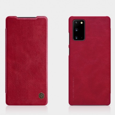 Чехол Nillkin Qin Leather Case для Samsung Galaxy Note 20 N980 красный