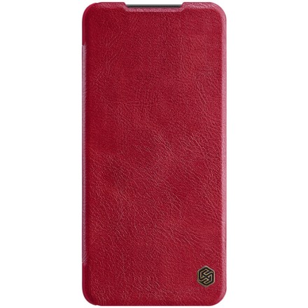 Чехол-книжка Nillkin Qin Leather Case для Xiaomi Poco X3 / X3 Pro красный
