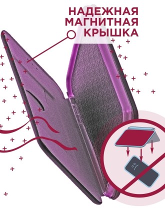 Чехол-книжка Fashion Case для Xiaomi Mi Note 10 Lite розовая