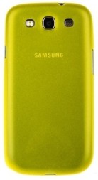 Накладка супертонкая для Samsung Galaxy S3 i9300 желтая