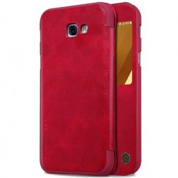Чехол-книжка Nillkin Qin Leather Case для Samsung Galaxy A7 (2017) A720 красный