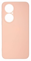 Накладка силиконовая Soft Touch для Huawei P50 розовая