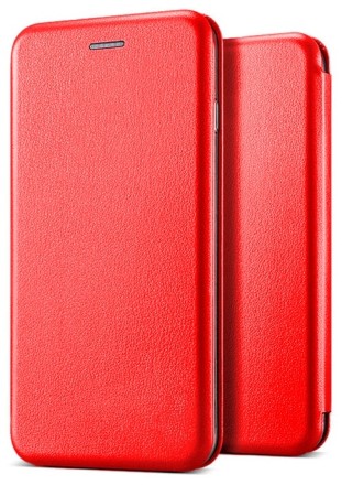 Чехол-книжка Fashion Case для Xiaomi Mi Note 10 Lite красная