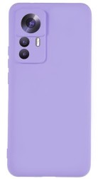 Накладка силиконовая Silicone Cover для Xiaomi 12T Pro сиреневая