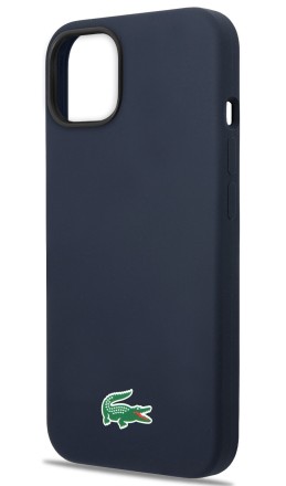 Накладка силиконовая Lacoste Liquid Silicone для iPhone 14 Plus LCHCP14MSLOV чёрная