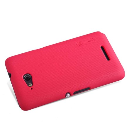Накладка пластиковая Nillkin Frosted Shield для Sony Xperia E4g красная