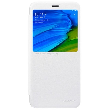 Чехол Nillkin Sparkle Series для Xiaomi Redmi Note 5 / Note 5 Pro белый