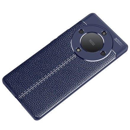 Накладка силиконовая для Honor X9a / Honor Magic5 Lite 5G под кожу синяя